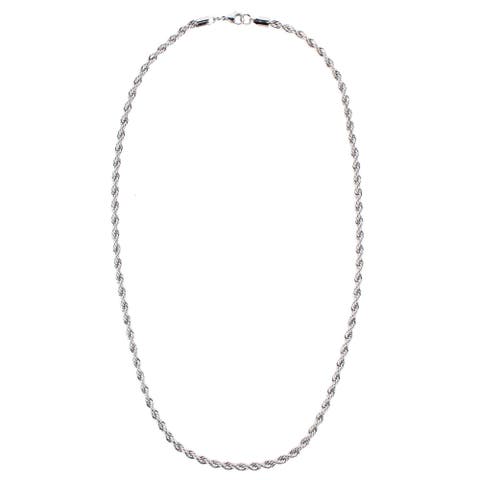 Barrett Braided Metal 22 Inch Long Necklace