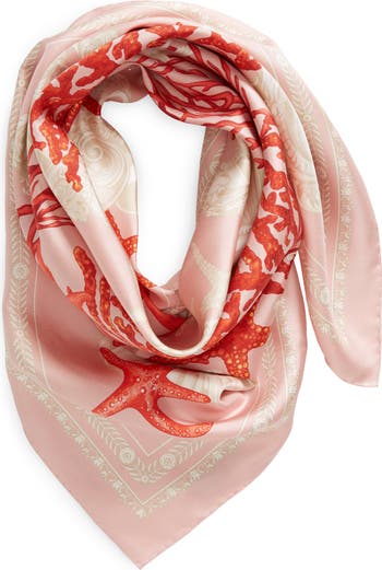 Versace Barocco Silk Square Scarf | Nordstrom