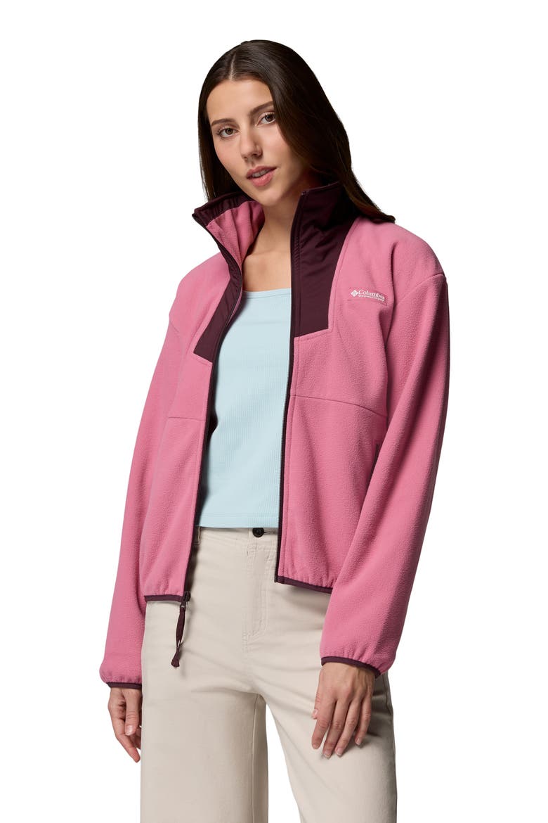 Sequoia Grove Fleece Jacket, Alternate, color, ROSETTE/ MOONVISTA