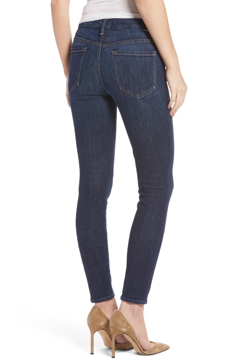 MOTHER 'The Looker' High Rise Skinny Jeans, Alternate, color, 