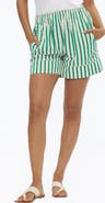 Brave+True Esplande Stripe Pull-On Shorts