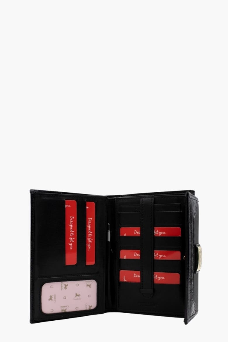 Horse Wallet 205, Alternate, color, Black