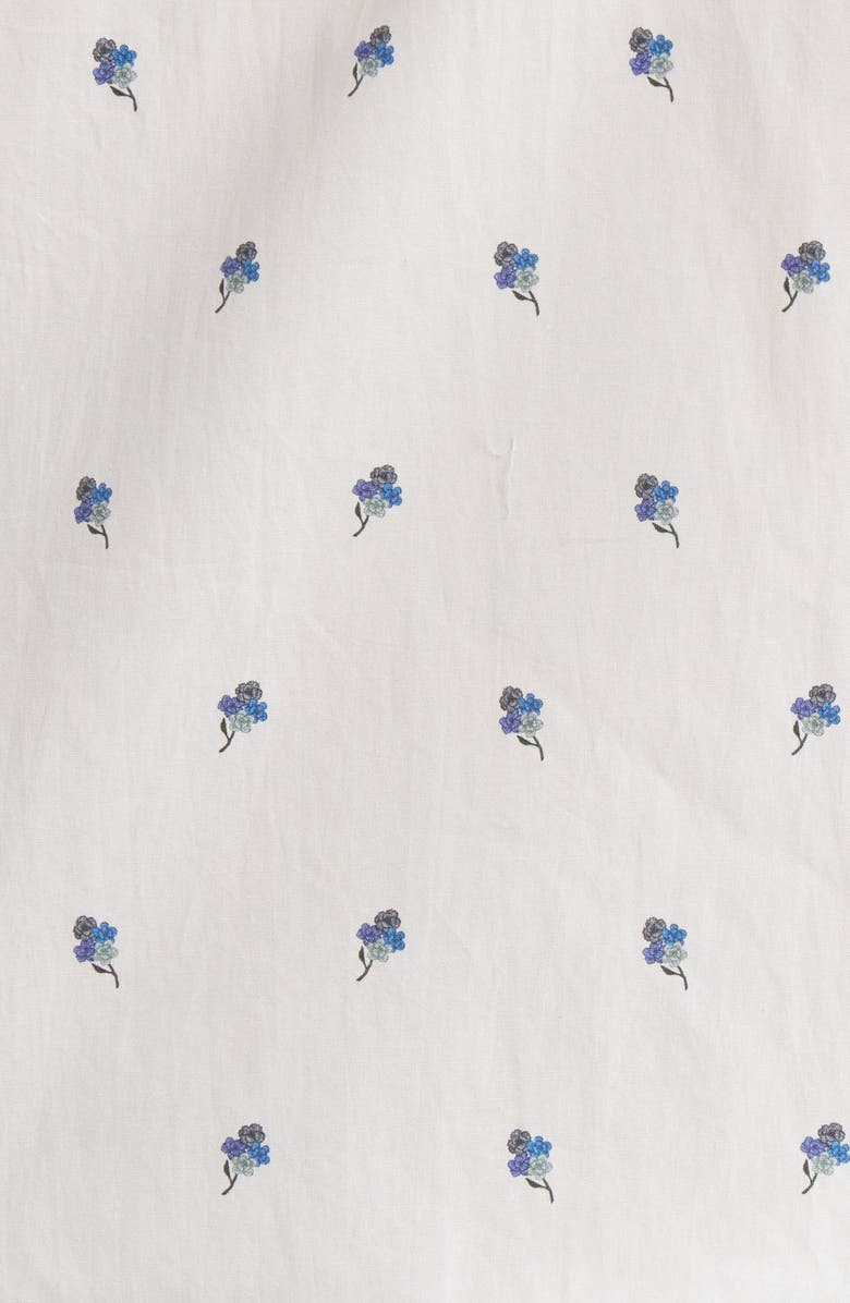 Paul Smith Tailored Fit Floral Organic Cotton Dress Shirt, Alternate, color, White