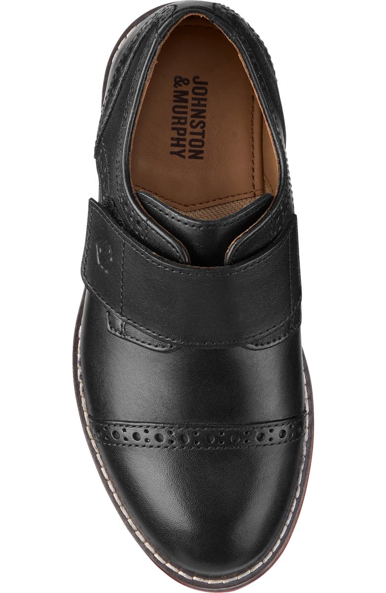 Johnston & Murphy Kids' Conard Cap Toe Monk Strap Shoe, Alternate, color,