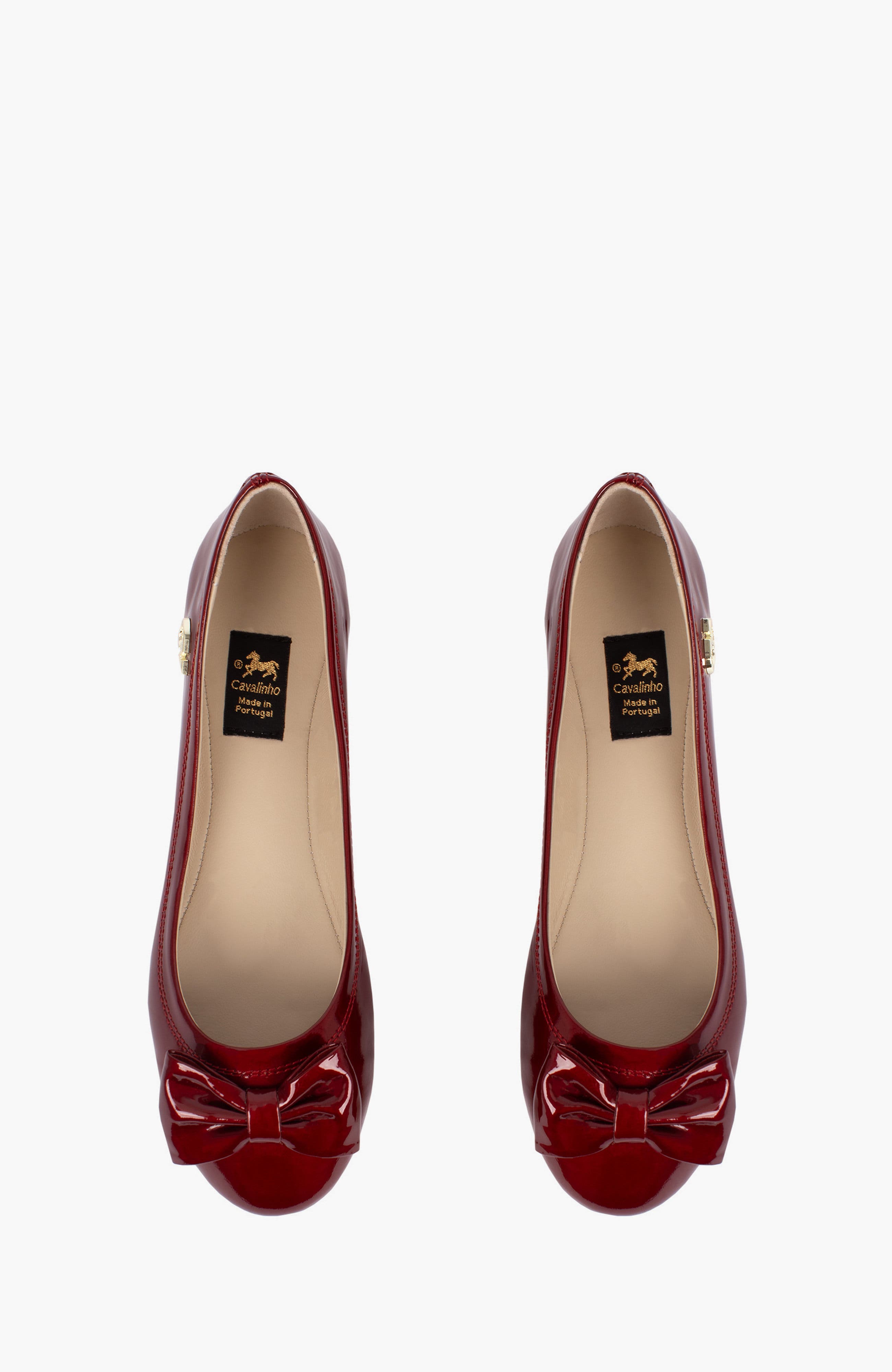 Midnight Rouge Patent Leather Flats, Alternate, color, Red