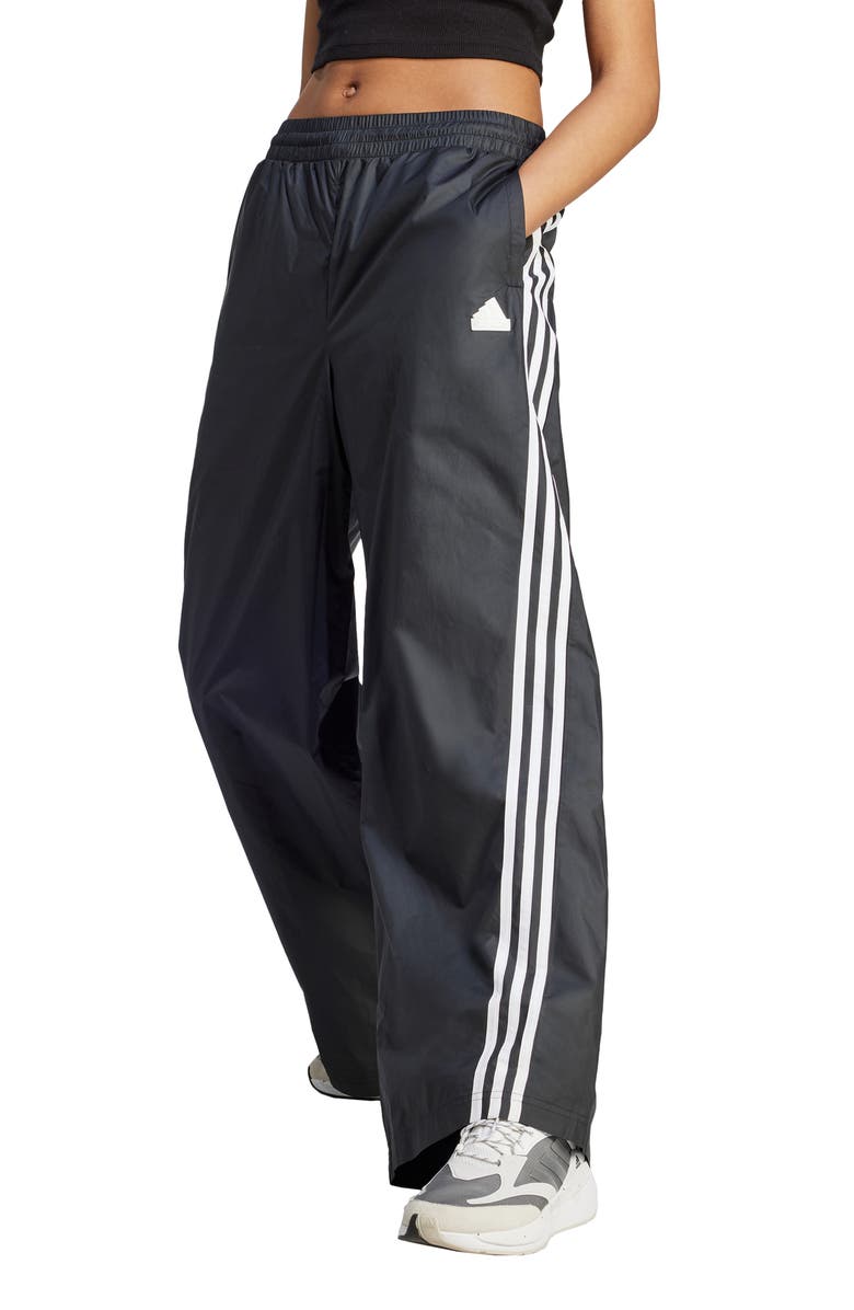 adidas 3-Stripes Wide Leg Track Pants, Main, color,