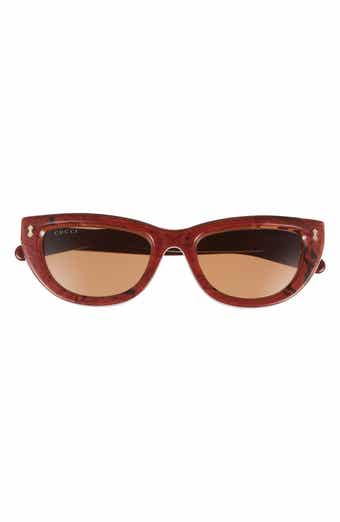 Gucci 51mm Cat Eye Sunglasses