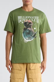 Billionaire Boys Club Flight Helmet Graphic Short Sleeve T-Shirt