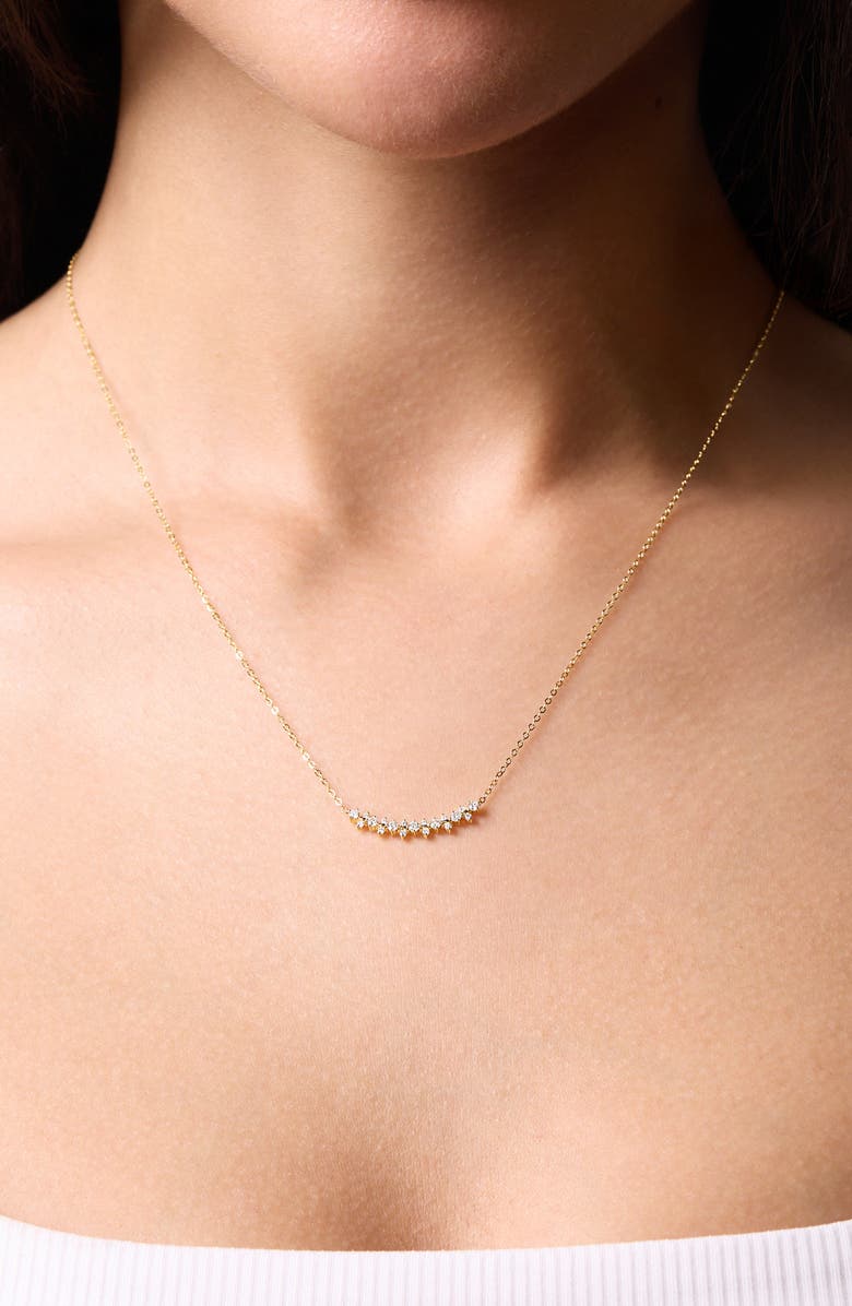 Bony Levy Rita 18K Yellow Gold Diamond Bar Necklace, Alternate, color, 18K Yellow Gold