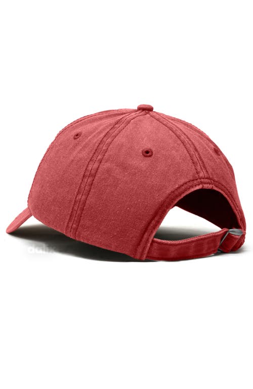 Dalix Lil Peach Dad Cap In Red