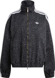 adidas Originals Firebird Animal Print Denim Track Jacket