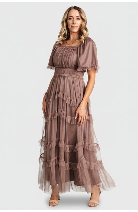 Magdalena Tulle Maxi Dress