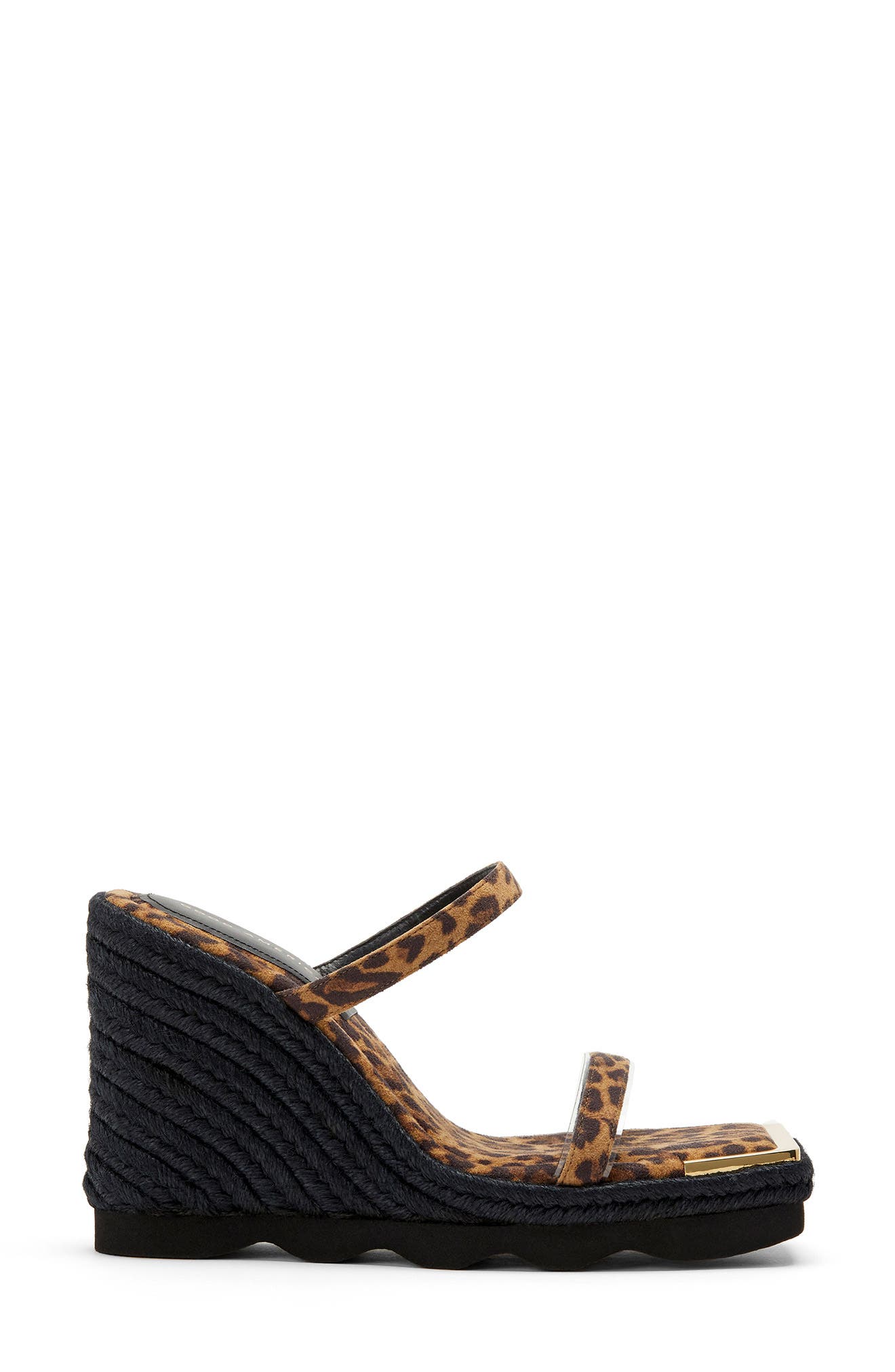 Good American Espadrille Wedge Sandal, Alternate, color, 