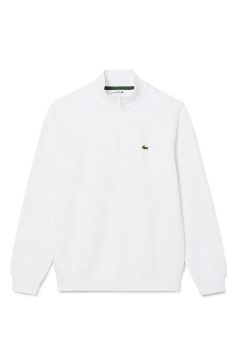 Cotton Fleece Half Zip Pullover