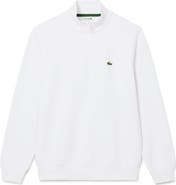 Lacoste Cotton Fleece Half Zip Pullover