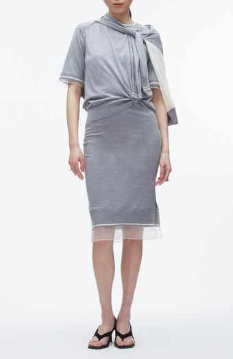 3.1 Phillip Lim Short Sleeve Knit Wool Dress