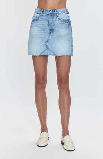 Pistola Kat Cutoff Denim Miniskirt