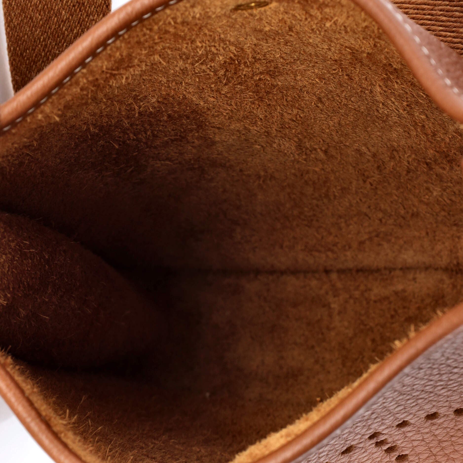 Pre-Owned Hermes Evelyne Bag Gen III Clemence TPM, Alternate, color, Gold