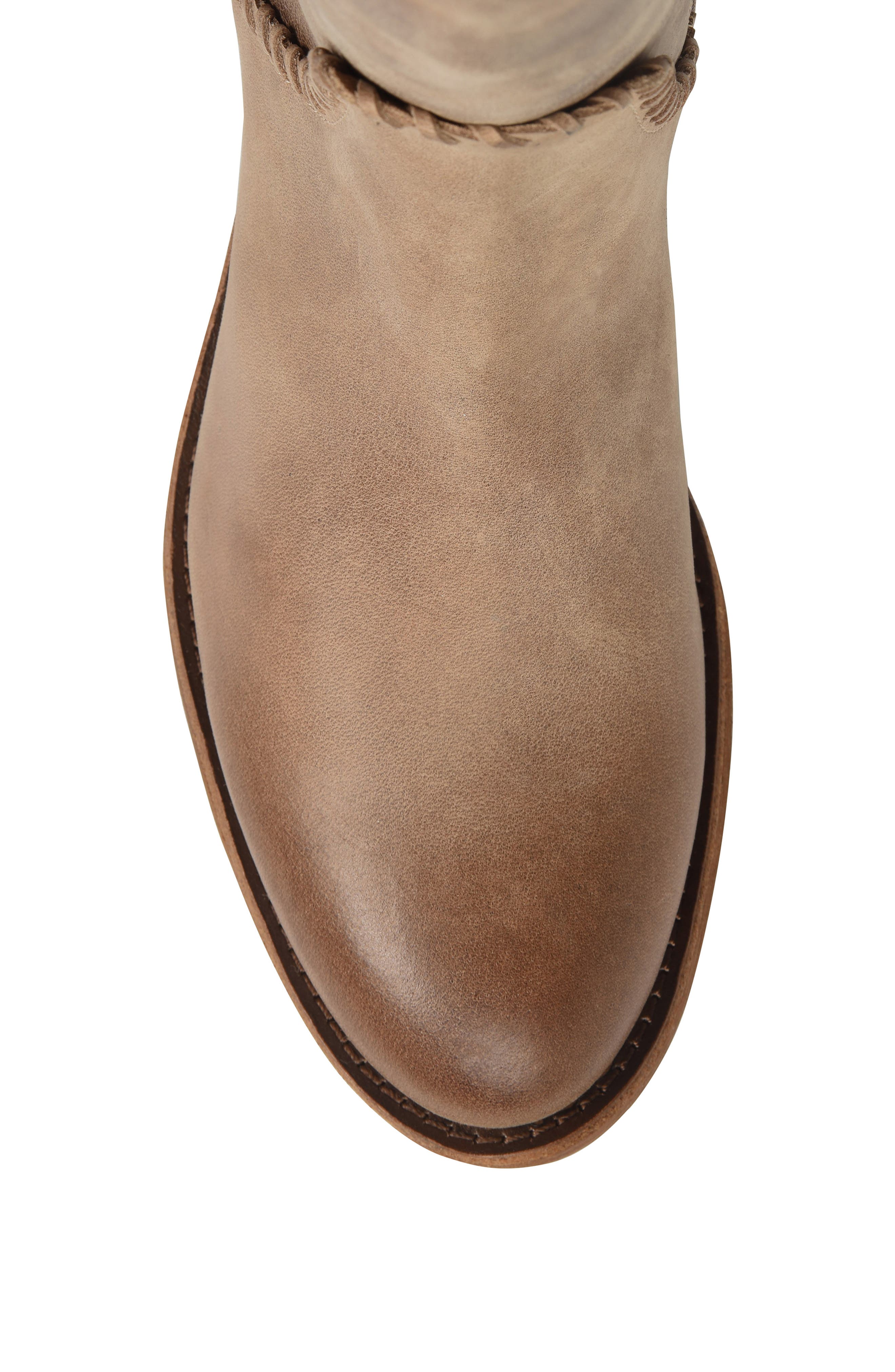 Anniston Knee High Boot, Alternate, color, LIGHT TAUPE LEATHER