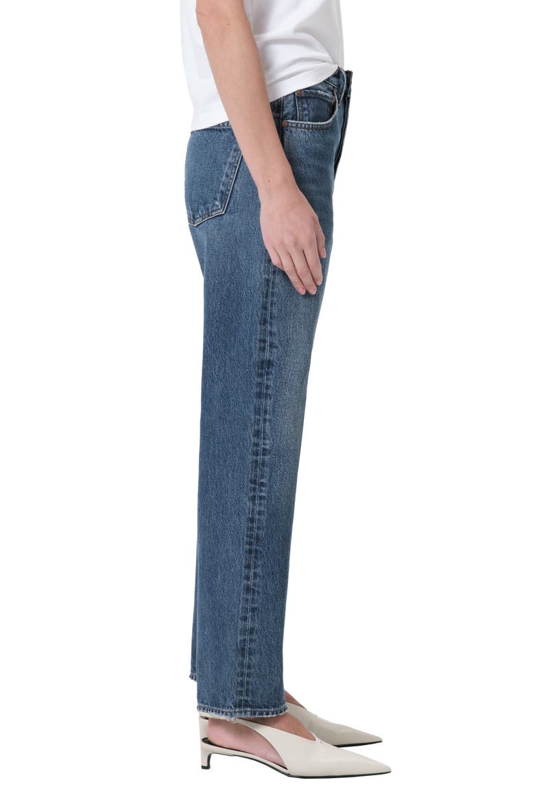 '90s Mid Rise Relaxed Straight Leg Jeans, Alternate, color, ESSENCE