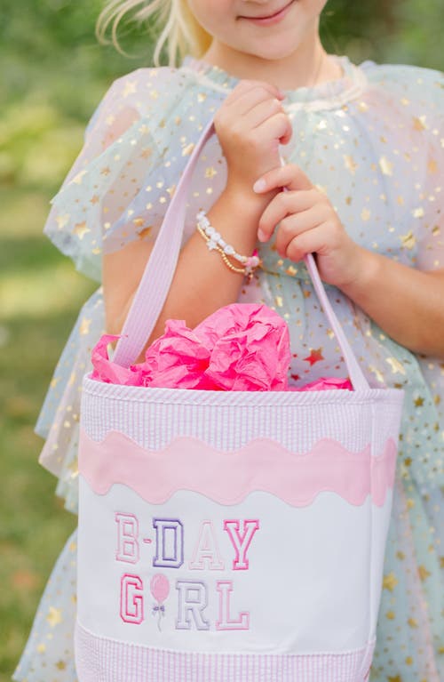 Bits & Bows Birthday Girl Beaded Bracelet In Pink