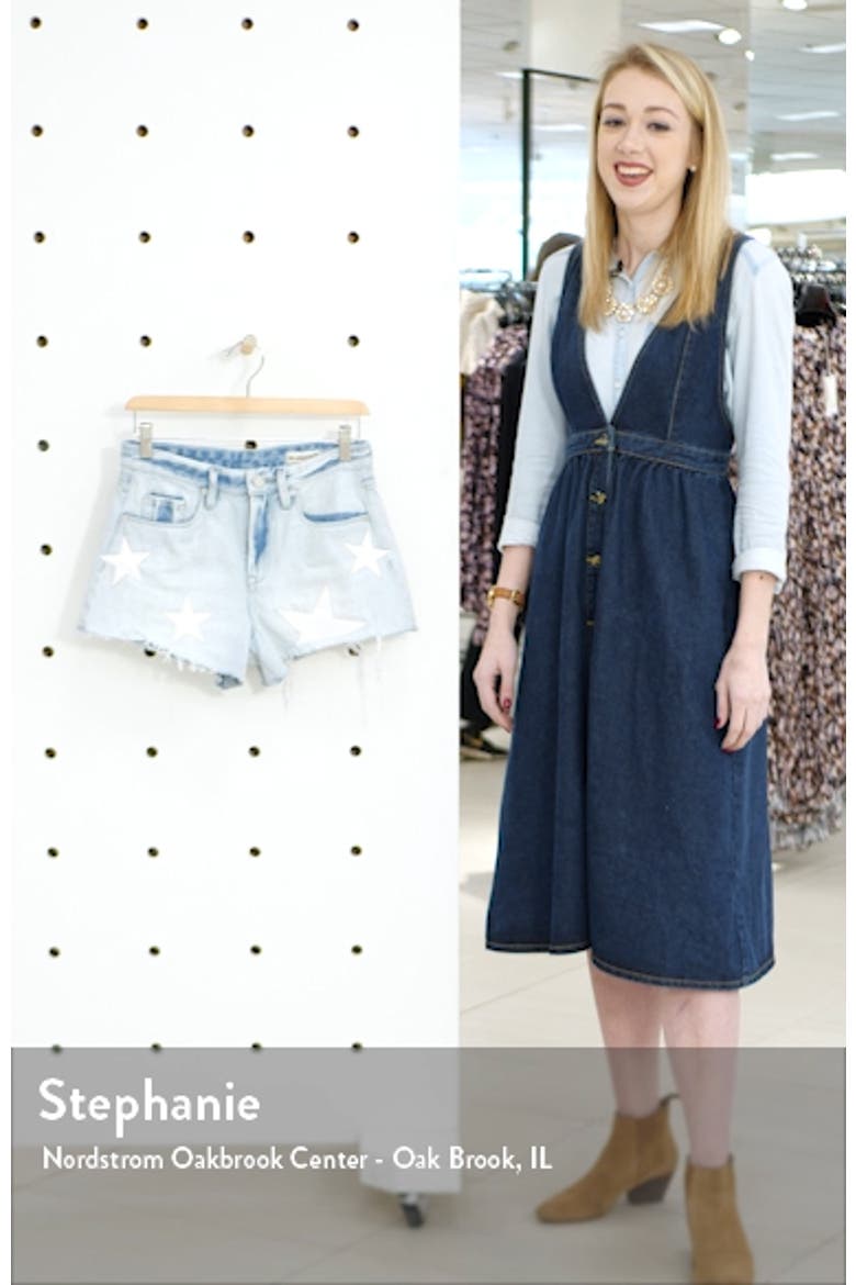 The Barrow Allstar Patch High Waist Denim Shorts video
