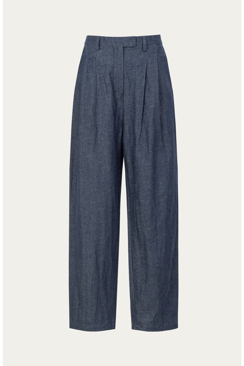 High Rise Trousers, Alternate, color, denim