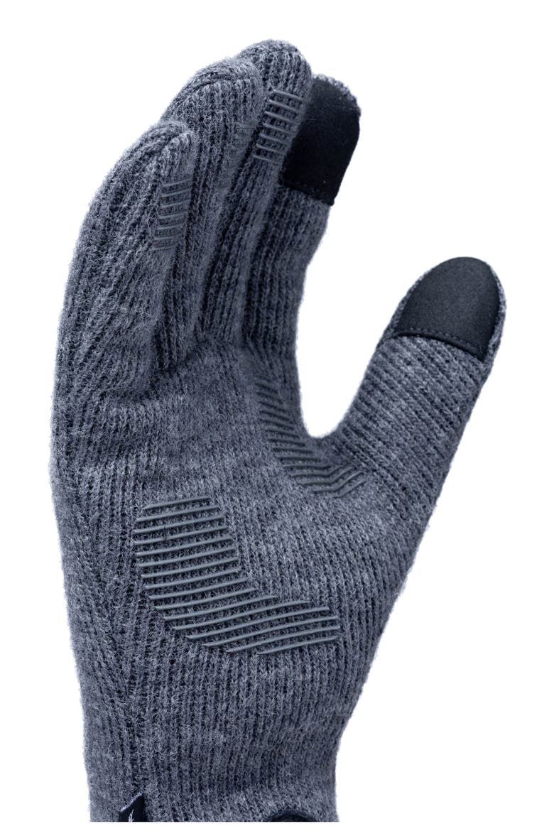 Flurry Sensor Gloves, Alternate, color, CHARCOAL