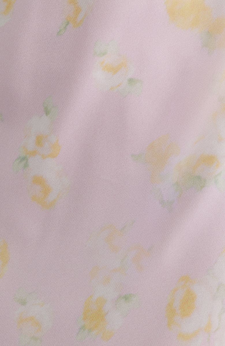 LoveShackFancy Roseline Ruffle Sleeveless Maxi Dress, Alternate, color, Wisteria Sun