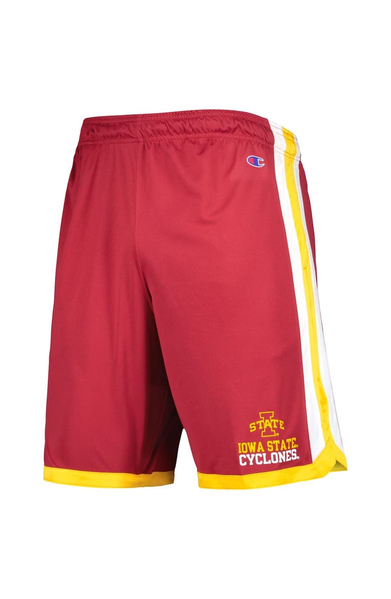Champion Men's Champion Cardinal Iowa State Cyclones Basketball Shorts, Alternate, color,