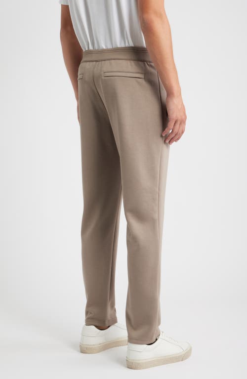 Bugatchi Soft Touch Pintuck Knit Pants In Brown