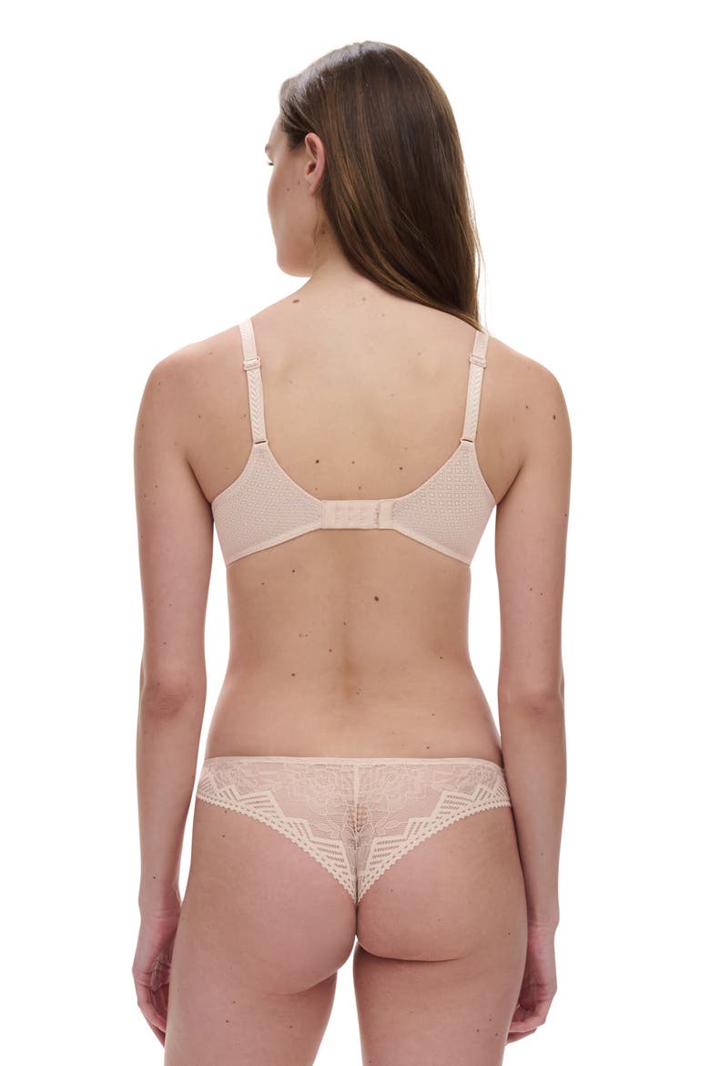 Origins Underwire Plunge Bra, Alternate, color, BEIGE BLUSH