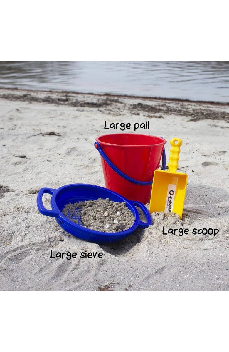 SPIELSTABIL Large Sand Sieve Toy (Made in Germany) - Sold Individually - Colors Vary, Alternate, color, Multi