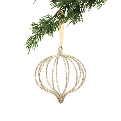 Cg Hunter 4" Champagne Assorted Ornament In Gold