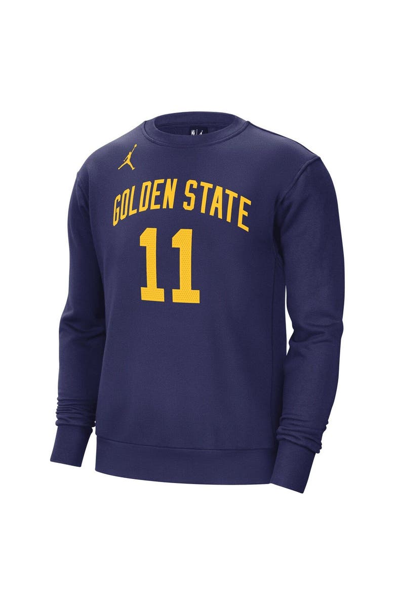 Jordan Brand Men's Jordan Brand Klay Thompson Navy Golden State Warriors Statement Name & Number Pullover Sweatshirt, Alternate, color, 