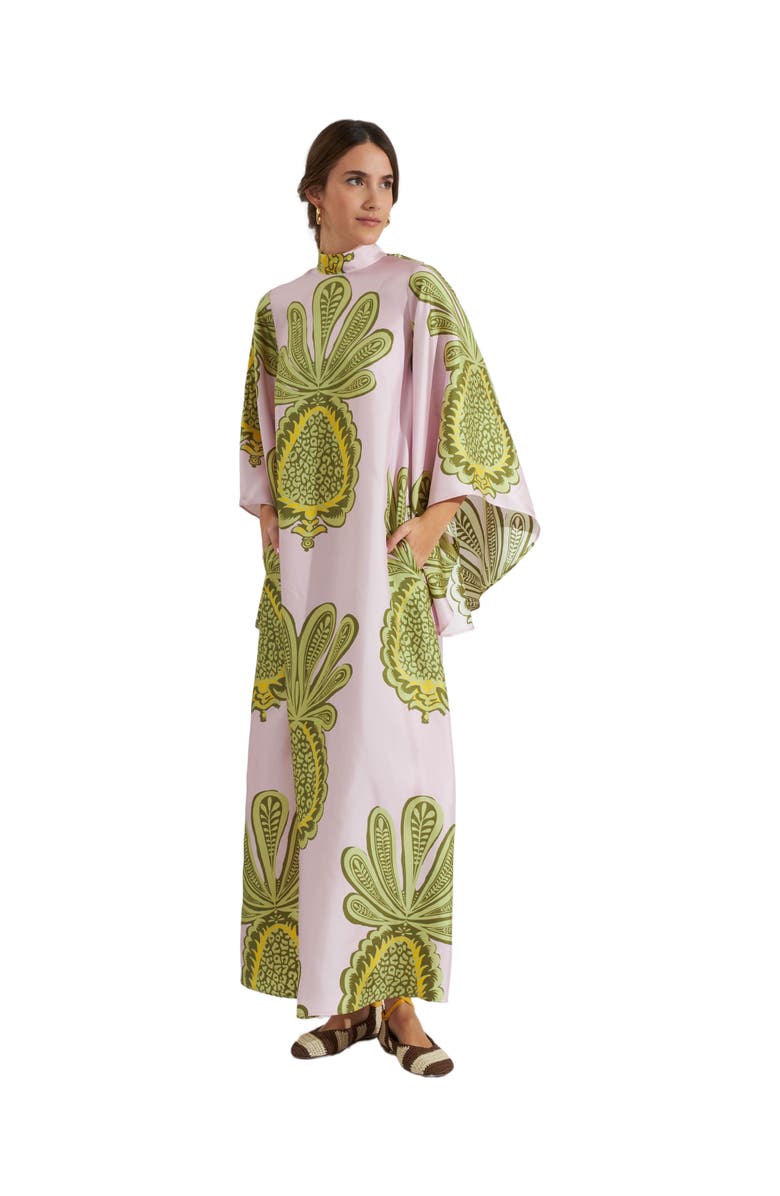 La DoubleJ Magnifico Dress Big Pineapple Pink, Main, color, Big Pineapple Pink