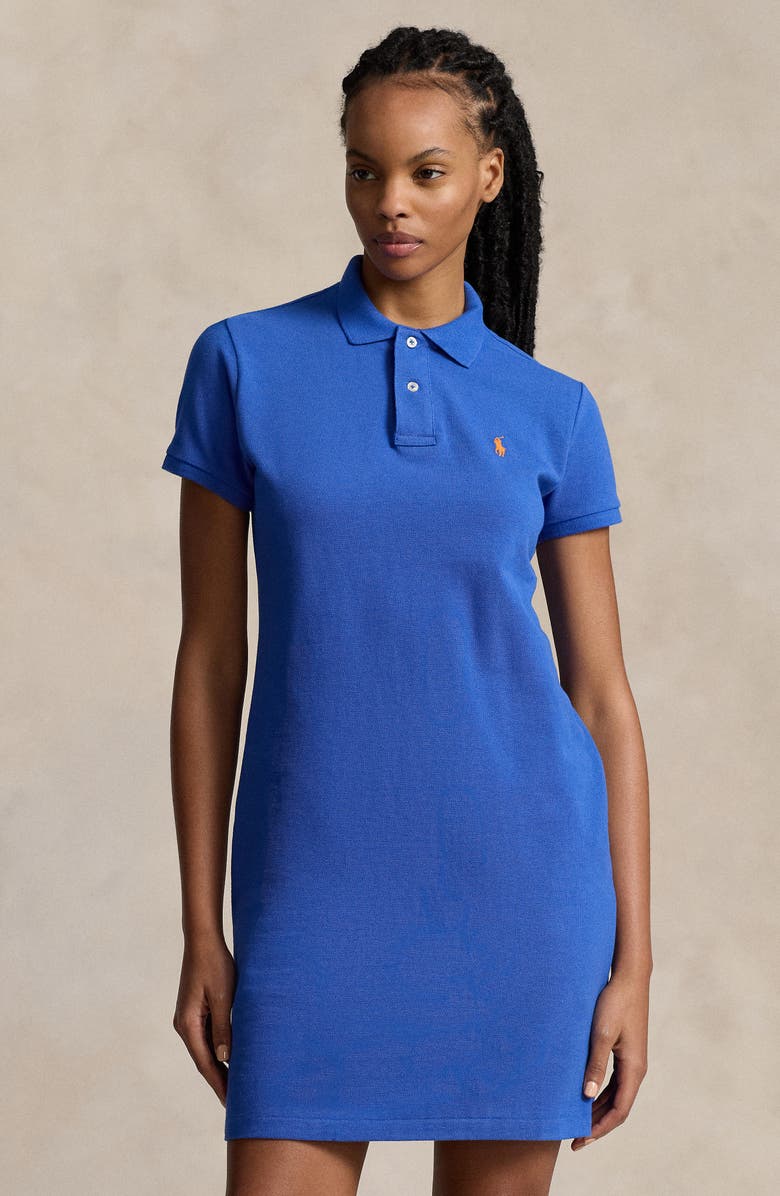 Polo Ralph Lauren Cotton Piqué Polo Minidress, Alternate, color, 