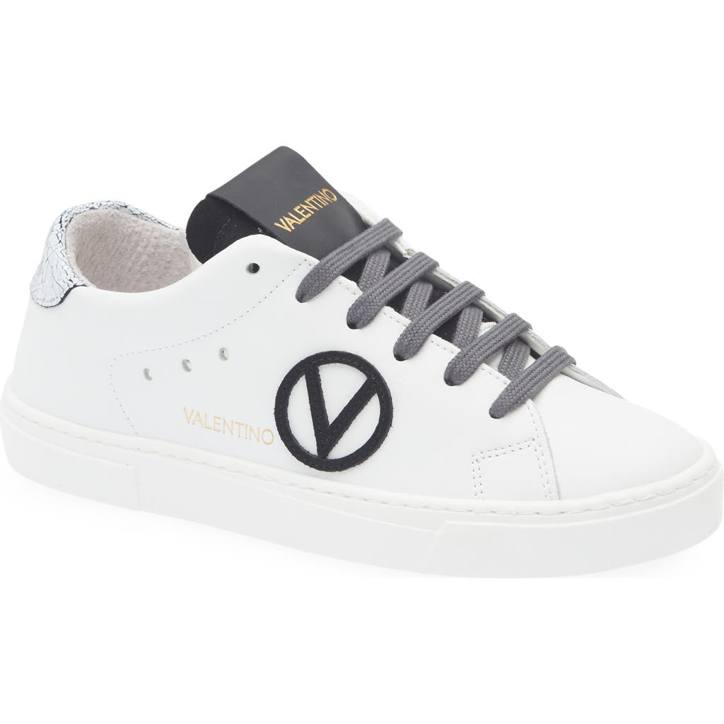 Valentino By Mario Valentino Laura Low Top Sneaker In White