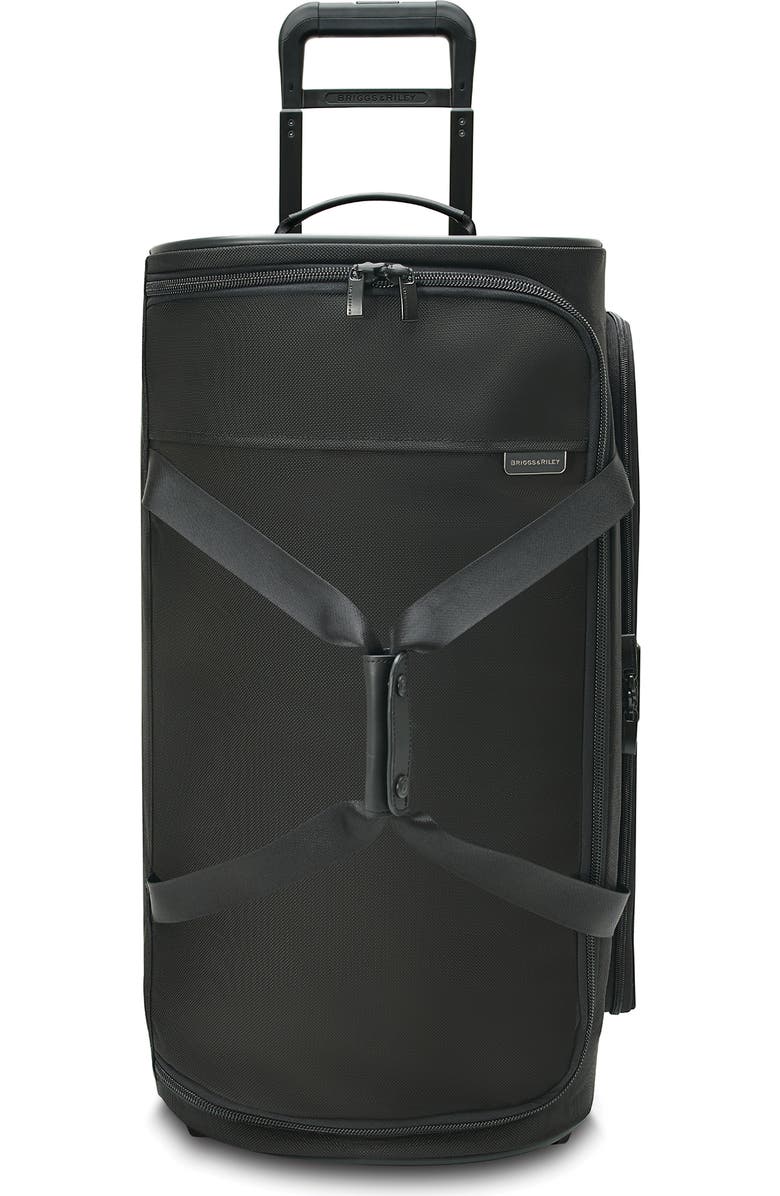 Briggs & Riley Baseline Medium 2-Wheel Duffle Bag, Main, color, Black