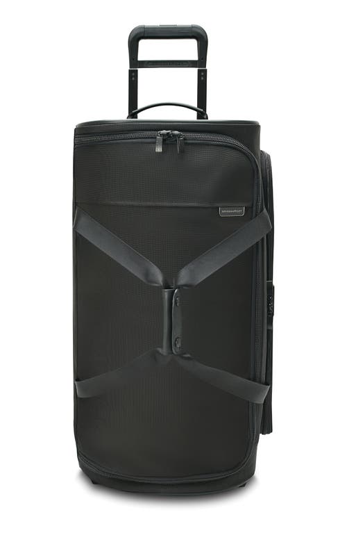 Briggs & Riley Baseline Medium 2-Wheel Duffle Bag in Black 