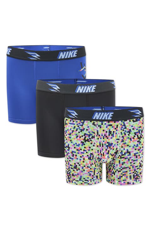 Kids' 3-Pack Assorted Logo Boxer Briefs (Big Kid)