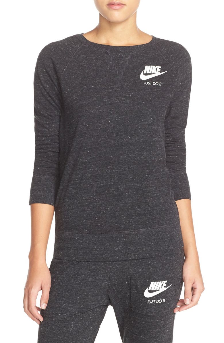 Nike 'Gym' Crewneck Sweatshirt, Main, color,