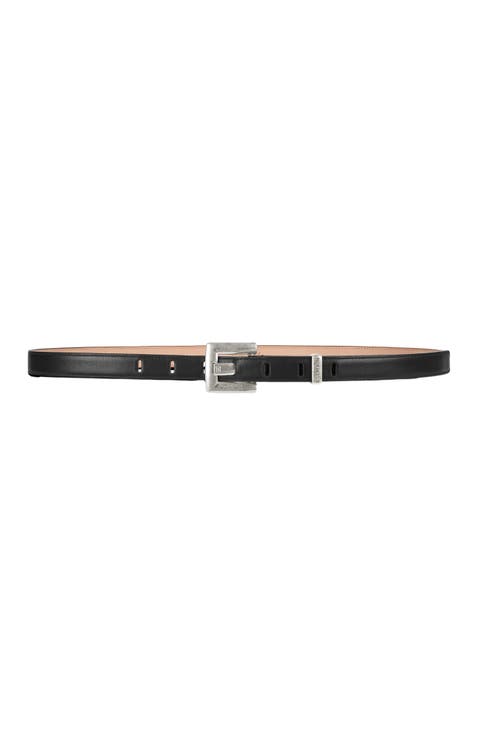 Anthem smooth leather belt
