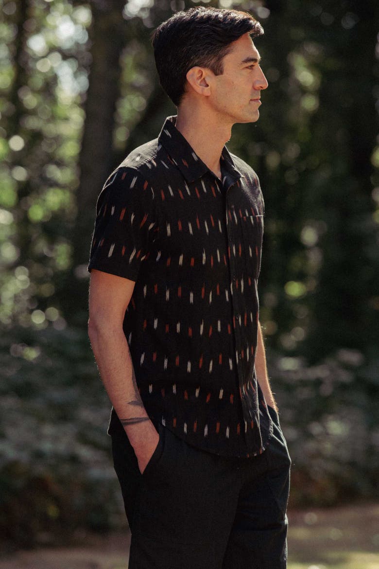 Harbor Slim Shirt, Alternate, color, Dotted Horizon