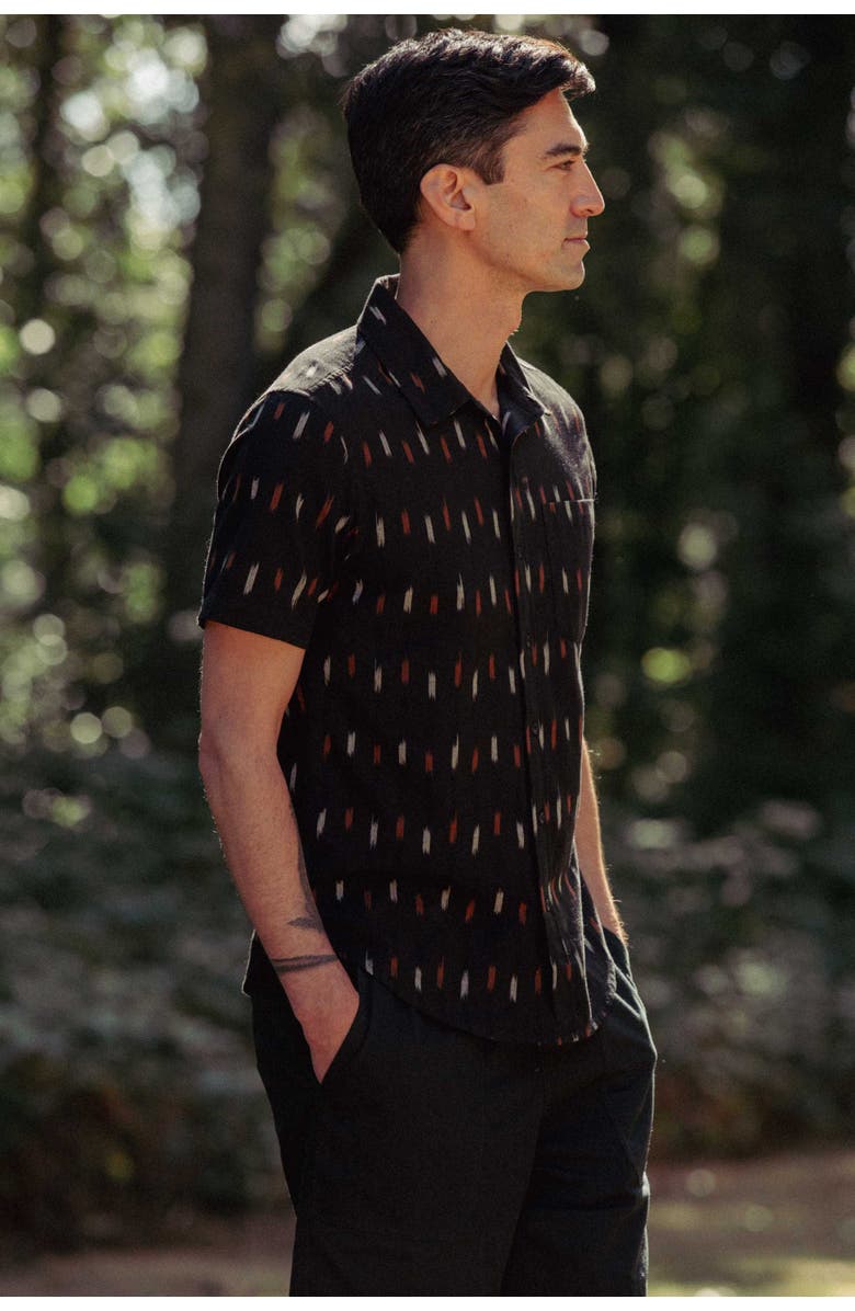 Bridge & Burn Harbor Slim Shirt, Alternate, color, Dotted Horizon