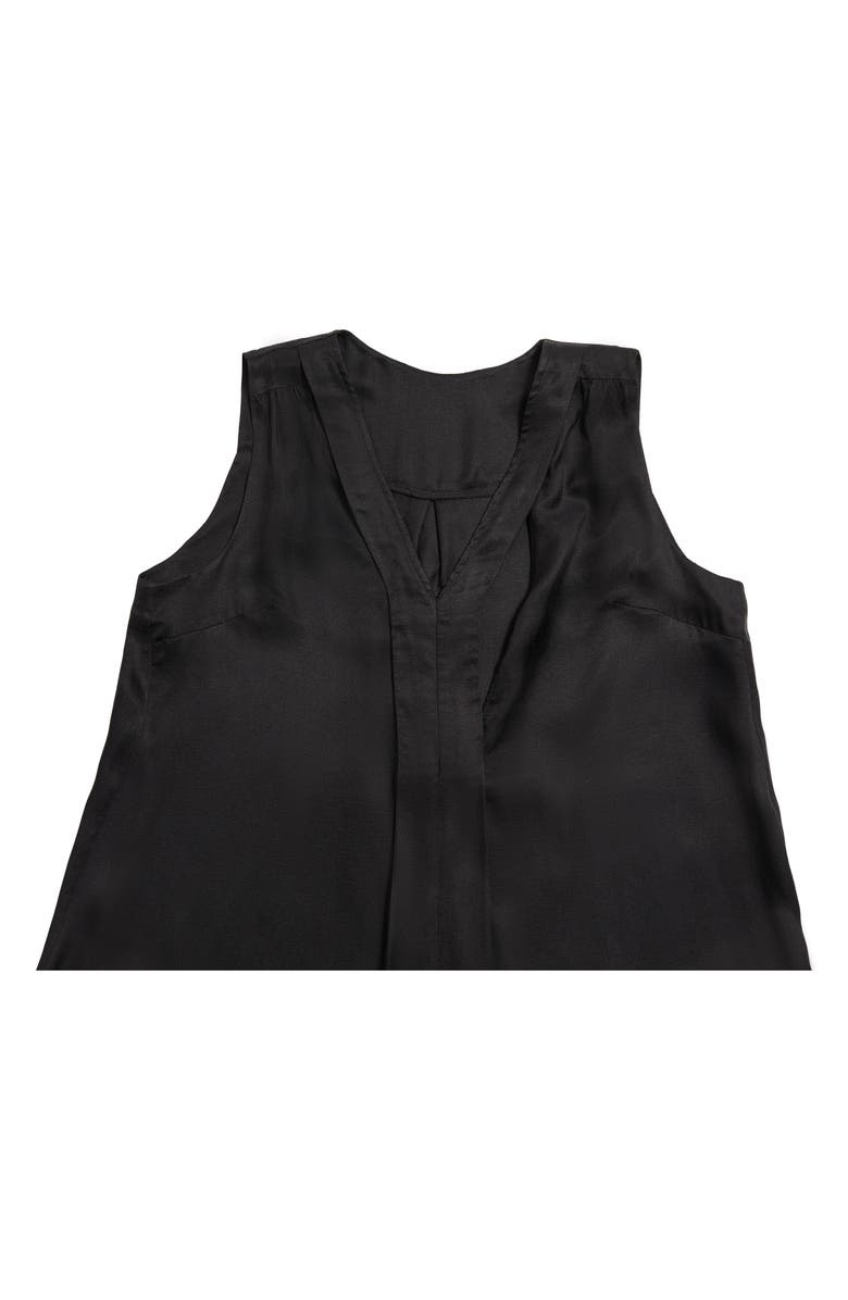 Emilia George Cecilia Maternity/Nursing Dress, Alternate, color, Satin Black