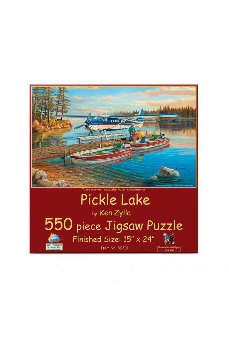 Pickle Lake 550 piece Jigsaw Puzzle for Adults, Alternate, color, Multicolor