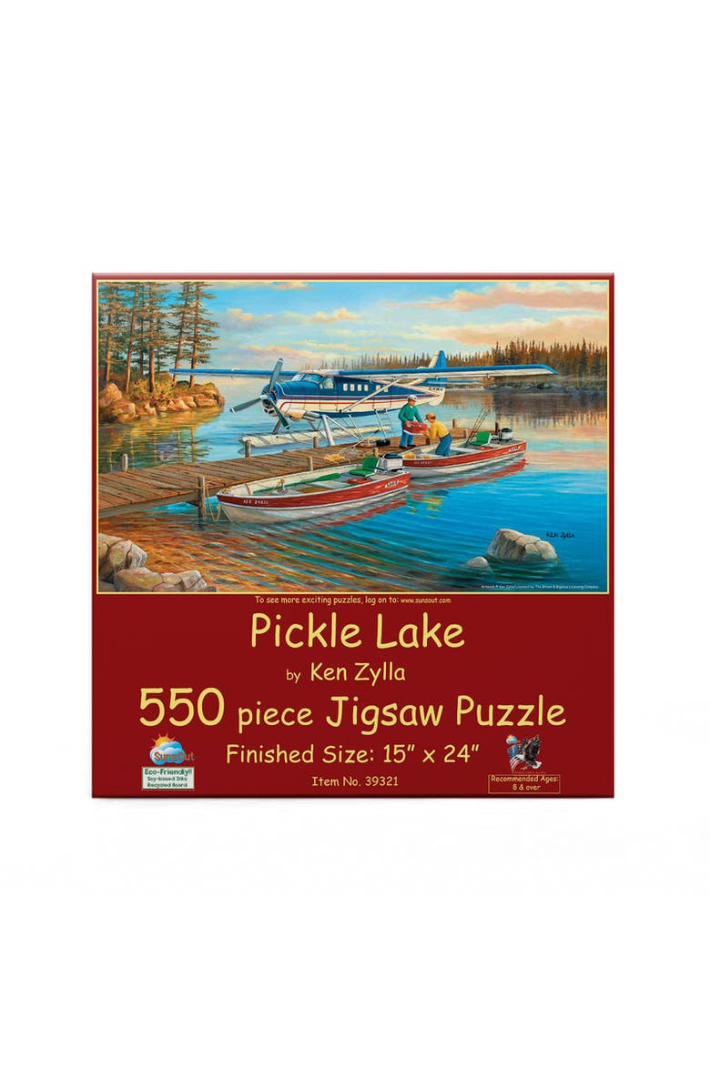Sunsout Pickle Lake 550 piece Jigsaw Puzzle for Adults, Alternate, color, Multicolor