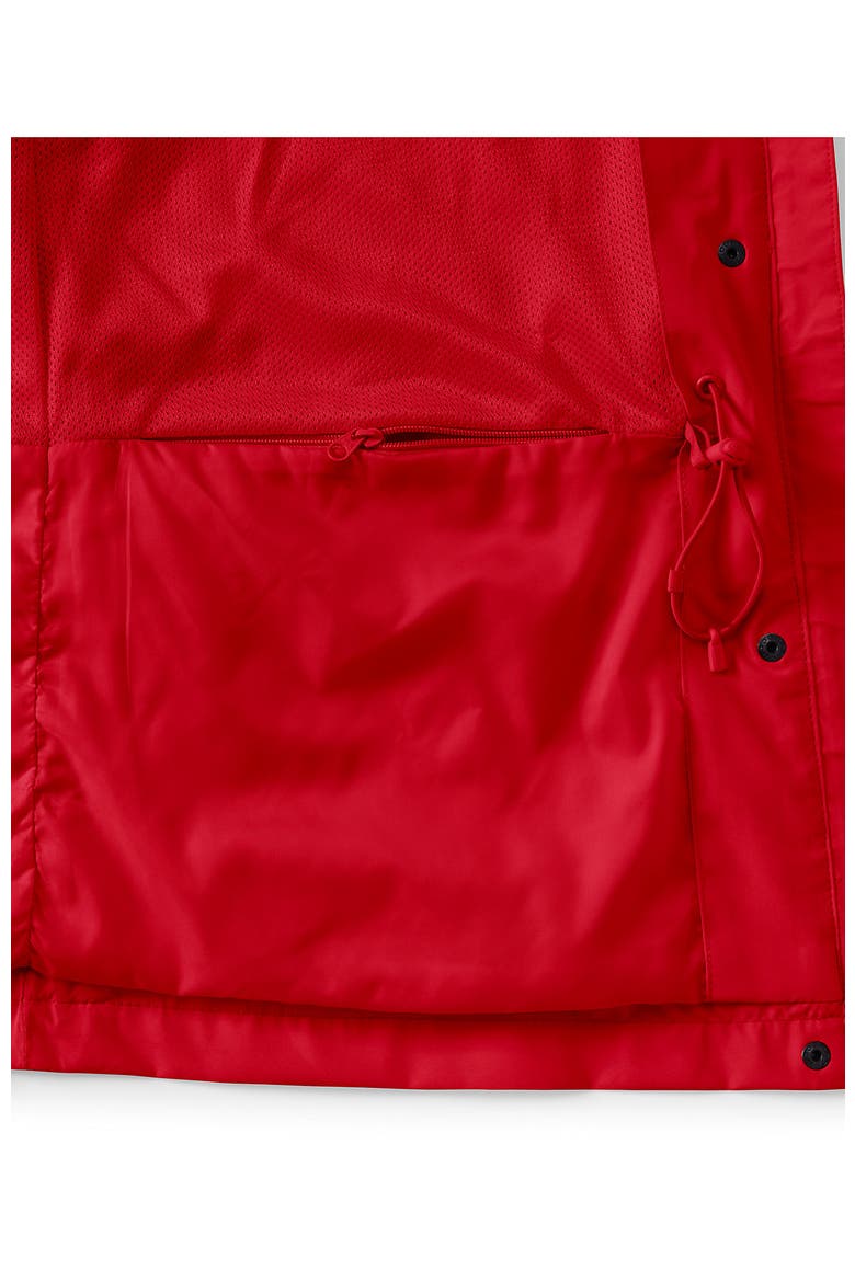 Plus Size Squall Packable Rain Jacket, Alternate, color, Compass Red