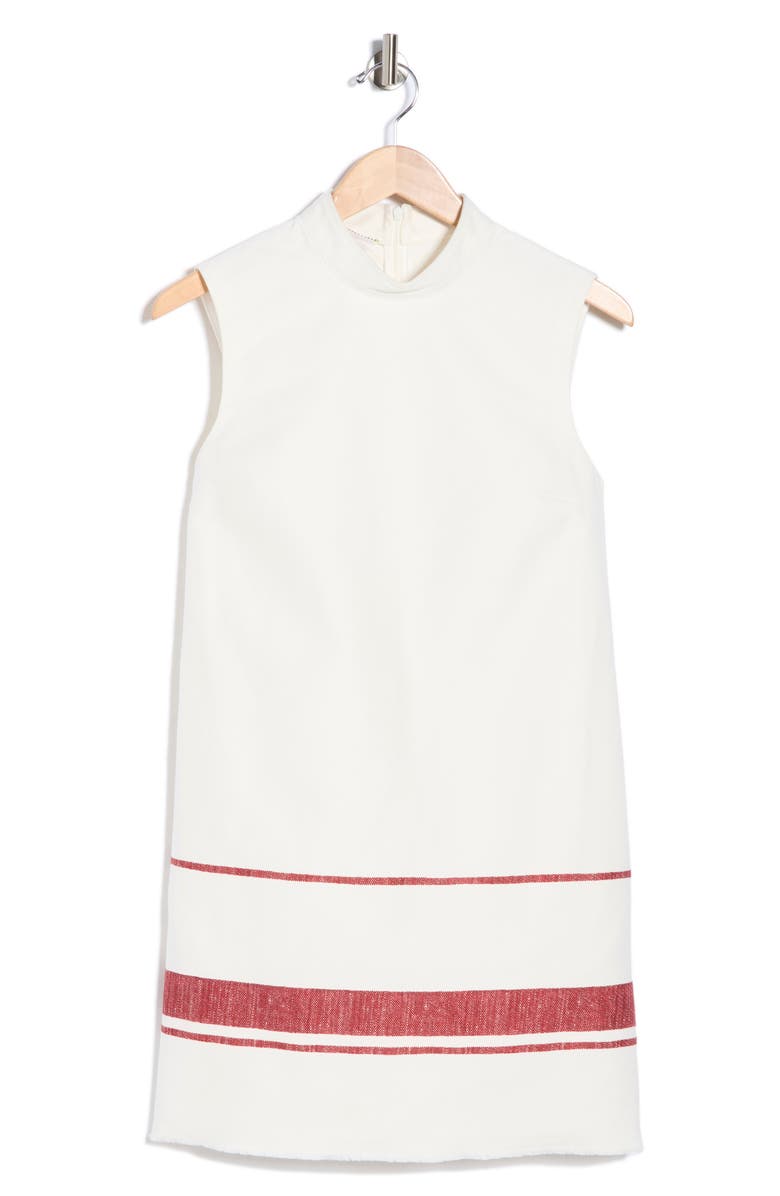 Longchamp Striped Cotton Shift Dress, Alternate, color,